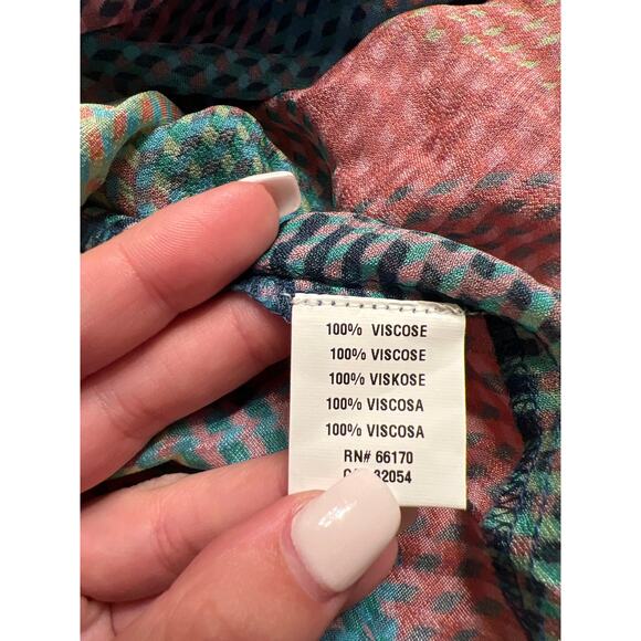 Anthropologie Conditions Apply Multicolor Prismatic Halter Top size Medium NWT - Picture 5 of 5